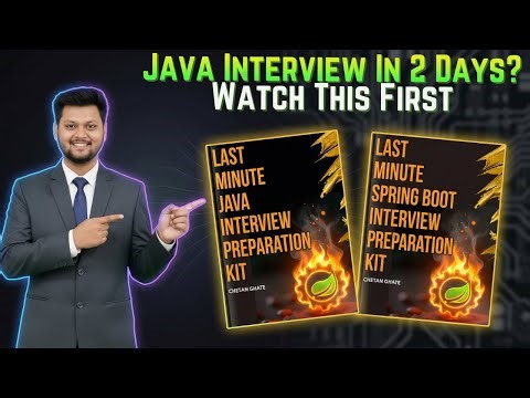 Java Interview in 2 Days? Watch This First.