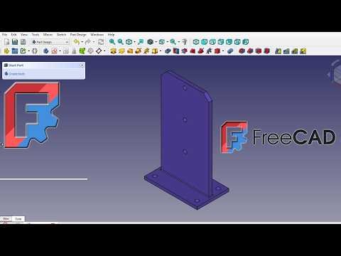 FreeCAD Simple Clamp Tutorial | Beginner 3D CAD Modeling | CAD Practice Drawing 04