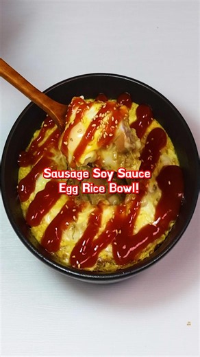 The Ultimate Cheesy Sausage & Egg Rice Bowl! 🔥