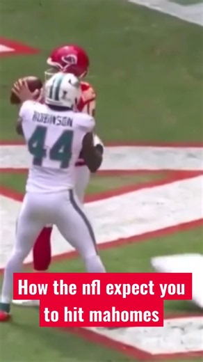 The NFL has released footage of the proper technique to sack Patrick Mahomes.