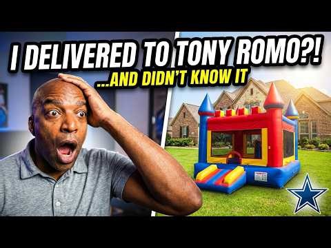 He Set Up a Bounce House for Tony Romo… And Didn't Even Know It