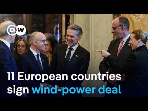 11 European states commit to joint wind-power projects | DW News