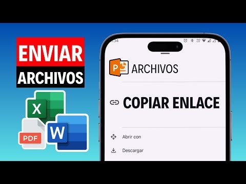 Cómo Enviar Cualquier tipo de Archivo por Enlace Celular/Tablet 2026!