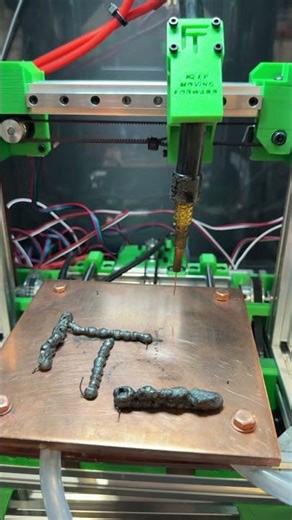 Arc welding 3D Printer is a bit dangerous