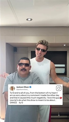 Jackson Olson and Guillermo Rodriguez are all good. 😌 (🎥: Instagram/jacksonolson_)