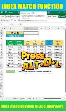 Excel Interview Trap Question ❌ Don’t Make This Mistake #excel #excelshorts #excelformulas #tricks