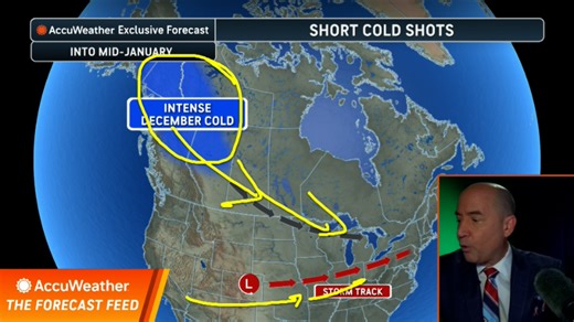Snow potential for the mid-Atlantic and the Northeast