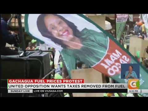Gachagua backs fuel price protests, demands tax cuts and warns on SHA debt collapse