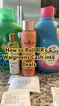 Showing you how to roll register rewards & Walgreens cash into weekly deals