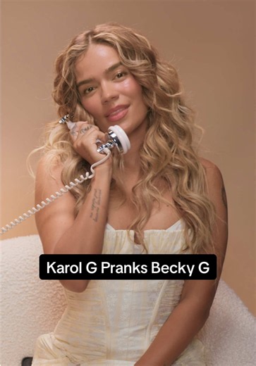 Please, #BeckyG—@Karol G just wants to know if you’re okay! | becky g