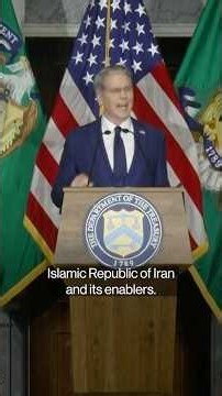 Bessent Warns Iran Trade Partners to Cut Ties or Face Sanctions