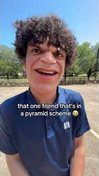 That friend thats part of a pyramid scheme trying to convice you 😂 #funny #comedy