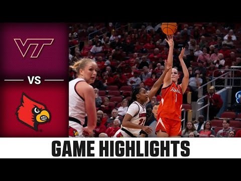 Virginia Tech vs. Louisville Game Highlights | 2025-26 ACC Women's Basketball