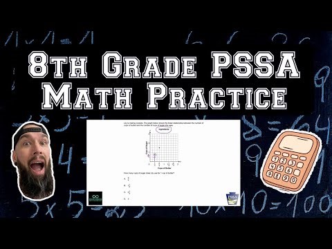 8th Grade PSSA Math Help - Finding a Unit Rate Using Points on a Coordinate Plane (Word Problem)