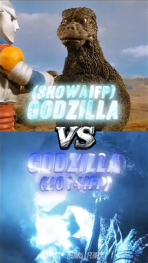 Godzilla Showa #vs Godzilla 2014 #godzilla#kingkong#godzillavskong#godzillaxkongthenewempire#1v1