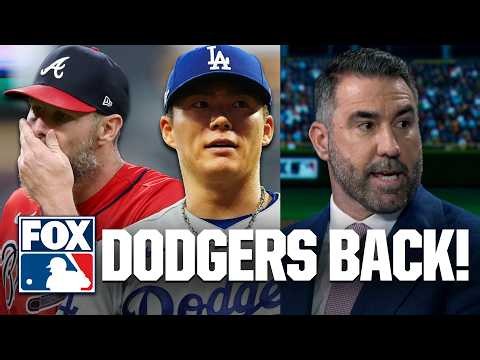 Dodgers TAKE DOWN Braves! Verlander, Jeter, A-Rod & Big Papi React to Game 3 NLDS Win