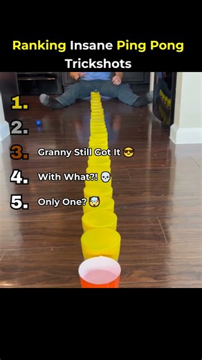 Ranking INSANE Ping Pong Trickshots 🤯🏓 #shorts #ranking #pingpong
