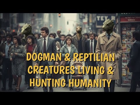 DOGMAN & REPTILIAN CREATURES LIVING AMONG & HUNTING HUMANITY 