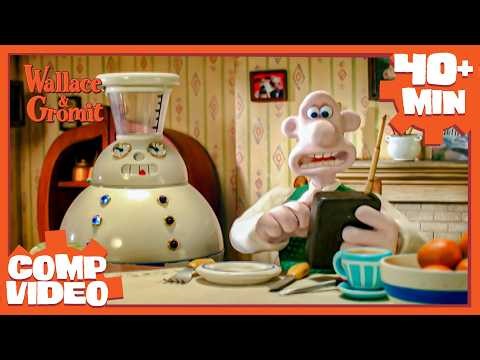 AUTOMATIC CHEF COOKS A MESS! 🤖🥞🧇 | Wallace & Gromit