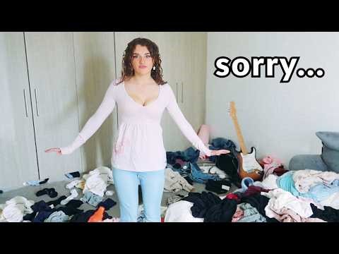 SABRE CLEANS THE MESSIEST ROOM ON EARTH (Her own)