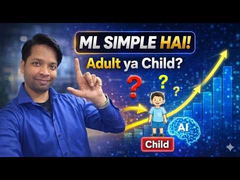 Machine Learning in 15 Minutes 🤯 | Simple + Practical (With Python Code) | ML Kya Hai? (Hindi)