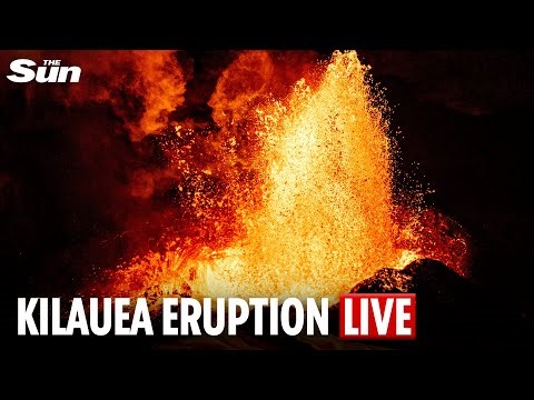 LIVE: Hawaii’s Kilauea Volcano spews lava into the night sky