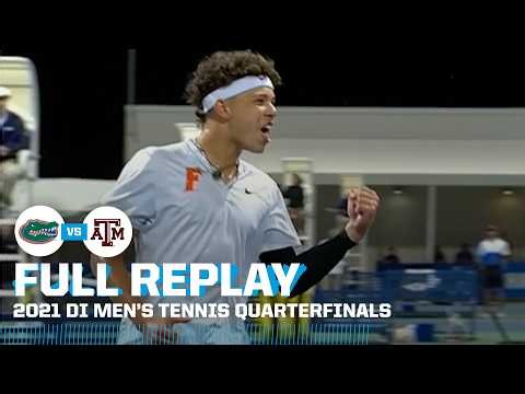 Florida vs. Texas A&M: 2021 NCAA DI men's tennis team quarterfinals | FULL REPLAY