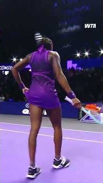 Finals Friday 🏆 Throwing it back to the 2024 WTA Finals champ, Coco Gauff! #wta #tennis
