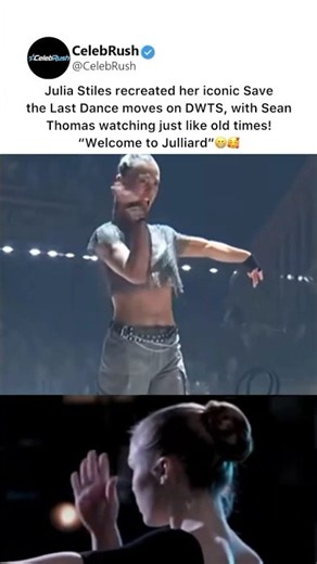 Julia Stiles Brought Back the Save the Last Dance Memories. #dwts