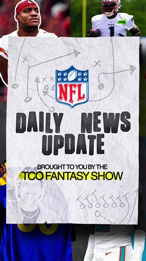 NFL Daily News Update 10/23 #eagles #rams #nfl #nflnews #fantasyfootball
