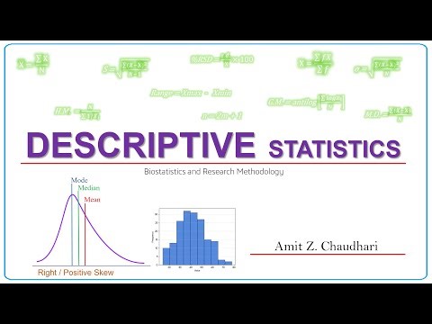 Descriptive Statistics ( Frequency Distribution, Measures of central tendency, and of dispersion)