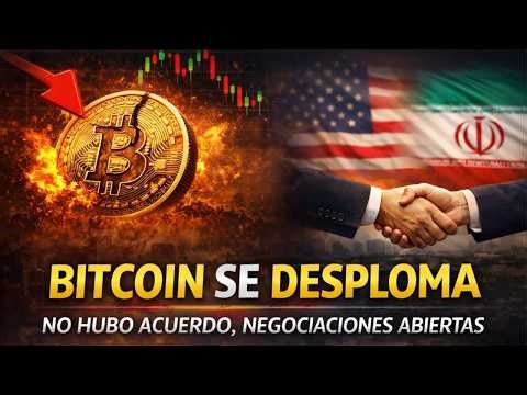 Bitcoin se desploma y no hay acuerdo: el mercado en riesgo 🔴 DIRECTO