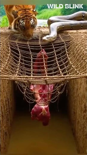 Tiger vs Python & Leopard vs Bear Standoff! 🐅🐻 #wildlife #shorts #animals #battle