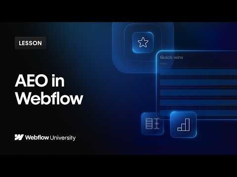 How to show up in AI search – Webflow tutorial