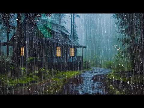 Instant Sleep Aid – Heavy Rain & Thunderstorm on Metal Roof for Calm Mind & Focus