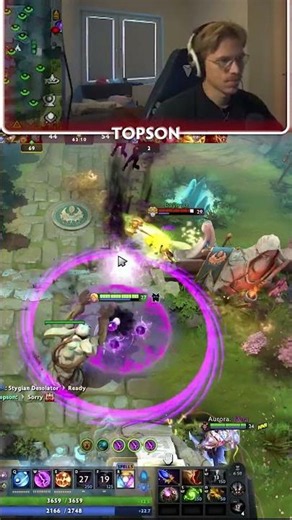Topson on Invoker Leaves Enemies No Chance To Survive in Dota 2 #outplay #dota2 #gaming #outplayed