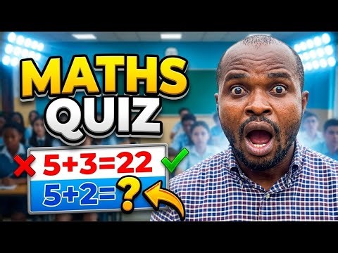 Maths Quiz 🧠 Can You Solve These? | Live Math Challenge