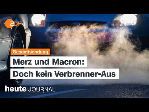 heute journal vom 16.10.2026 Abkehr vom Verbrenner-Aus, EU-Gipfel, Nvidia-Deal