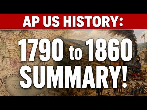 1790 to 1860 SUMMARY! | AP US History