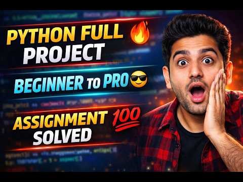 Python Full Project for Beginners | Student Management System (Step by Step)