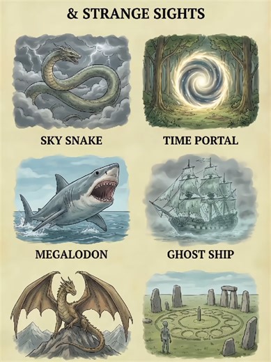 Exploring Strange Phenomena: Sky Snake and Time Portals