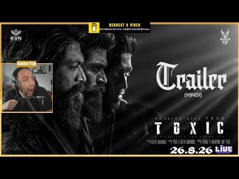 Toxic Official Kannada & Hindi Trailer Reaction | Rocking Star Yash | Geetu M 🇮🇳 Producer Reacts
