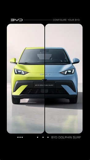 Configure your BYD DOLPHIN SURF online to match your style and your fav city. Four combinations. Infinite ways to stand out. Which one will you choose? #BYD #BuildYourDreams #BYDDOLPHINSURF
