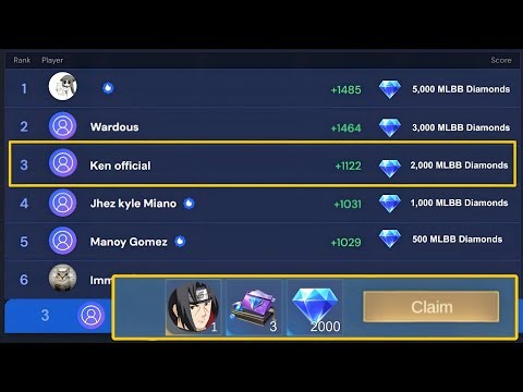 HOW TO CLAIM FREE 2,000 DIAMONDS & WEEKLY DIAMOND PASS DAILY IN MLBB WEB EVENT!