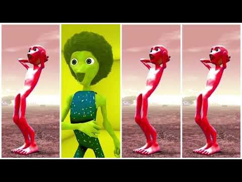 Dancing Green Alien Animation | Funny & Cute Alien Video