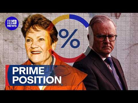 New polling reveals Pauline Hanson is now the new preferred Prime Minister | 9 News Australia