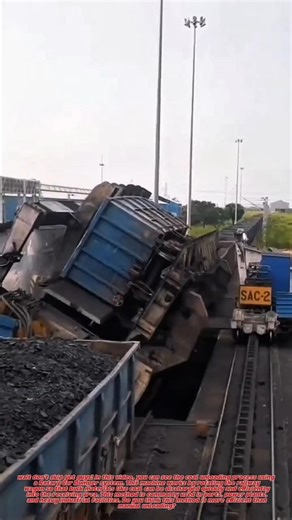 Coal Unloading Process Using Rotary Car Dumper | Industrial Railway Technology.