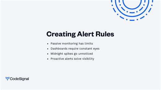 Creating Alert Rules