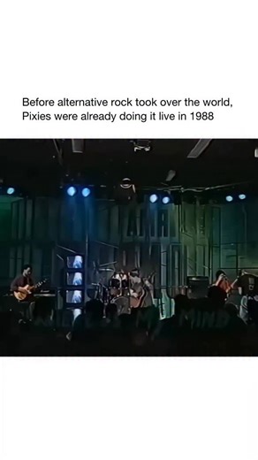 Good Music on Instagram: "In 1988, Pixies performed live at VPRO Studios in Hilversum, the Netherlands — long before alternative rock became mainstream. At the time, music charts were dominated by glam metal, polished pop, and synth-heavy hits. Pixies sounded completely different: quiet verses, explosive choruses, raw emotion, and strange, surreal lyrics. This early live era is often considered the band at their most powerful. With no fame, no expectations, and nothing to lose, their performance