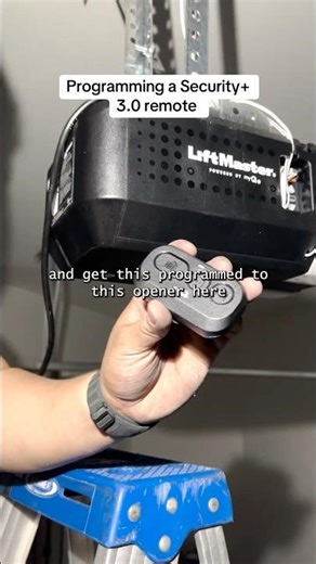 How to program ‪@liftmaster‬‘s new Security+ 3.0 remote. #liftmaster #garage #remote #howto